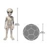 Design Toscano The Out-of-this-World Alien Extra Terrestrial Statue: Medium LY612251